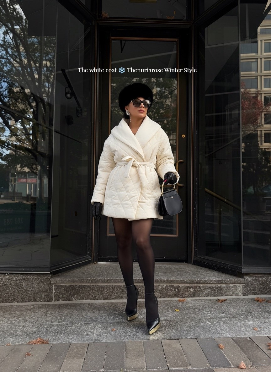 Winter White style ❄️ White coats 


#LTKootd #LTKdayinmylife