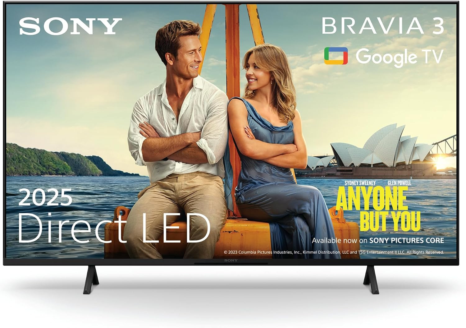 Sony BRAVIA 3 – Direct LED, X-Balanced Speaker, Dolby Vision/Atmos, IMAX Enhanced, Google TV (2025), Google Cast, Apple AirPlay 2, Eco Dashboard 2, Game Menu 2 – 50-inch | Amazon (UK)
