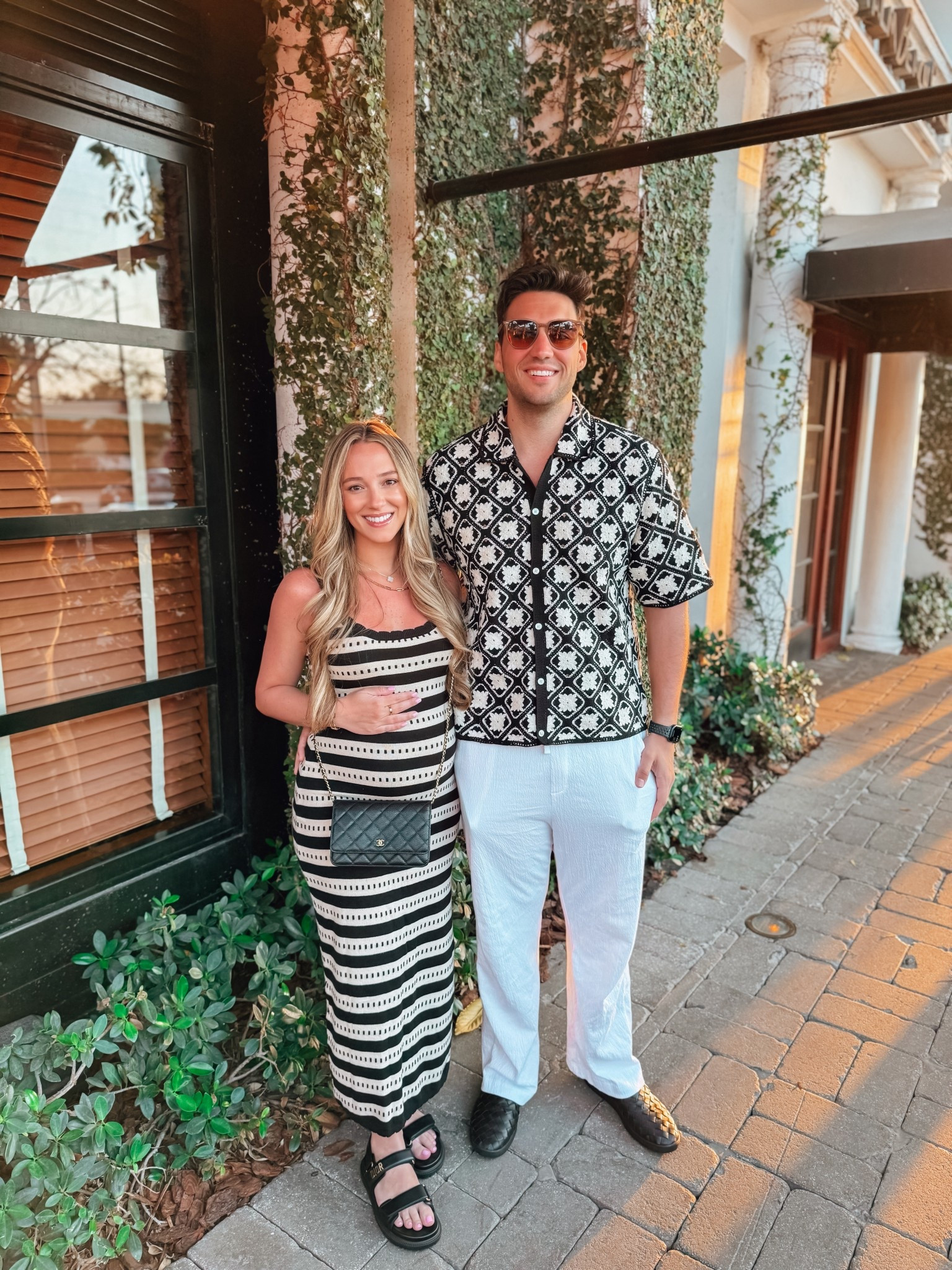 Palm Beach nights at one of our favorite spots - The Palm Beach Grille! 🖤😋 My dress is from Pink Blush Maternity & super comfy/flattering for all my preggo mamas! 

#LTKBump #LTKFindsUnder100 #LTKTravel