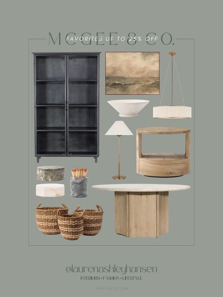 The big Memorial Day sale at McGee & Co. is live! You can save up to 25% off items site wide now through Memorial Day. So many good furniture, lighting and decor finds! 

#LTKStyleTip #LTKSaleAlert #LTKHome