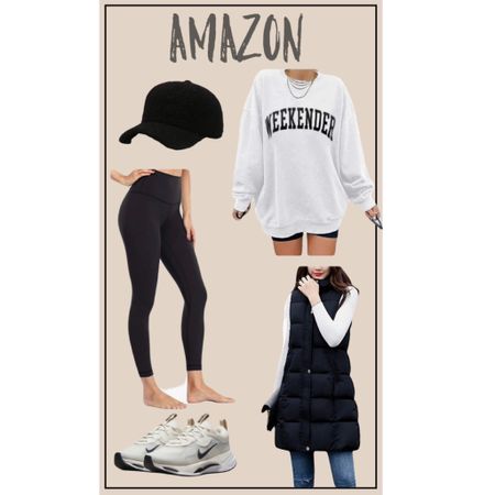 This is my kind of casual look! This sweatshirt is on its way to me. These leggings are the closest to Lululemon I have found!
#casuallook #casualoutfit #comfyoutfit

#LTKSeasonal #LTKshoecrush