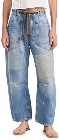 Free People Womens Moxie Low Slung Pull-on Barrel | Amazon (US)