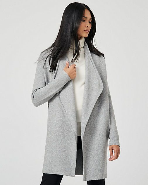 LE CHÂTEAU: Knit Waterfall Sweater Coat | Le Chateau Stores Inc.
