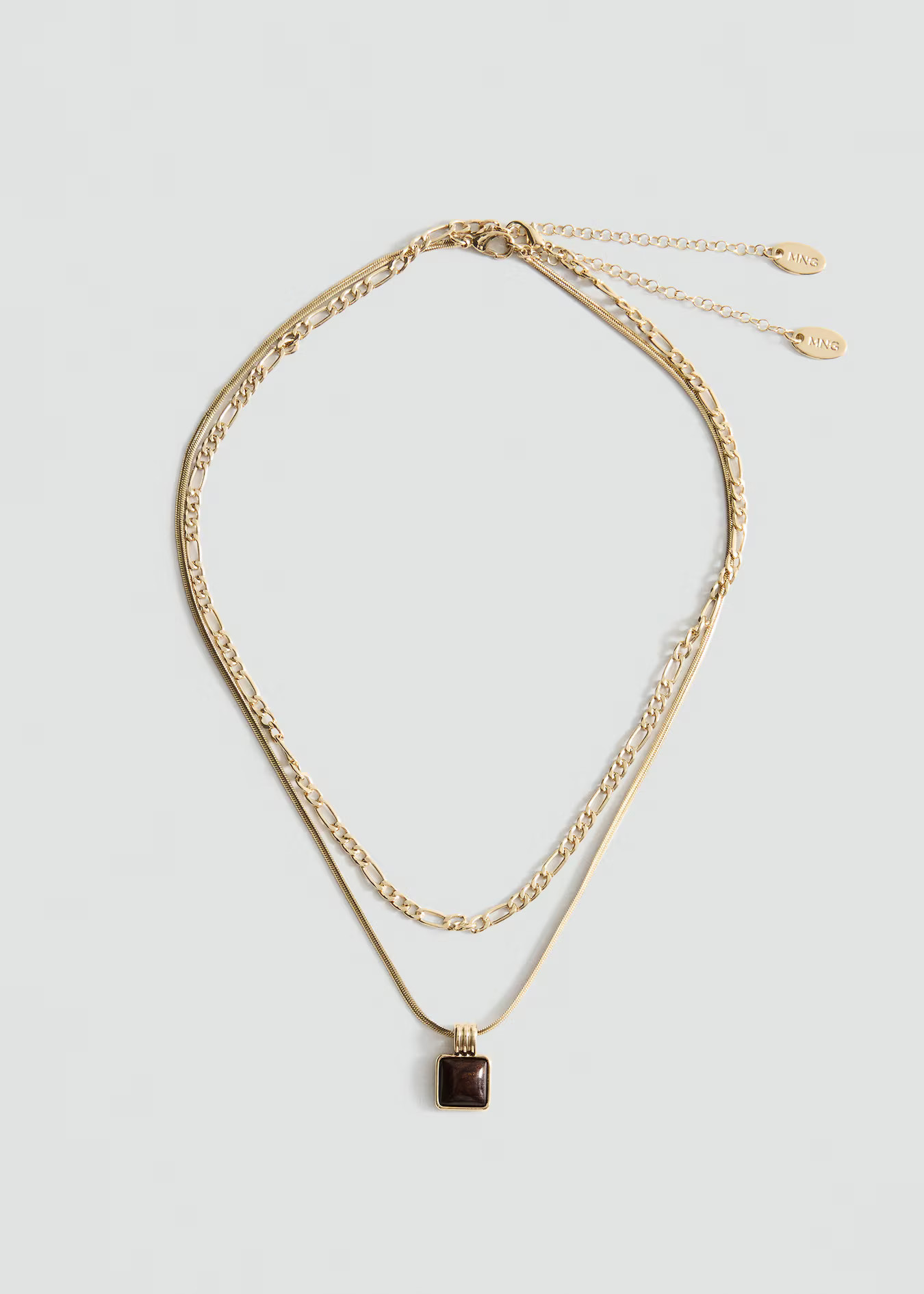 Double pendant necklace | Mango (US/MX/AU)