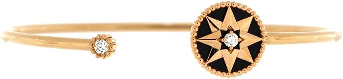Amazon.com: Christian Dior, Pre-Loved Rose des Vents Cuff Bracelet 18K Rose Gold with Diamond and... | Amazon (US)