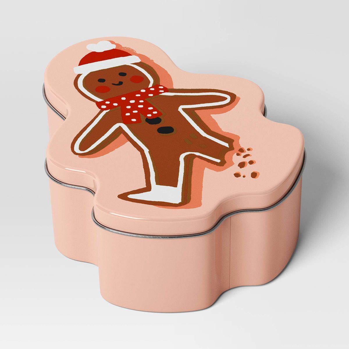 6.5"x8" Christmas Figural Tin Gingerbread Gift Box - Wondershop™ | Target