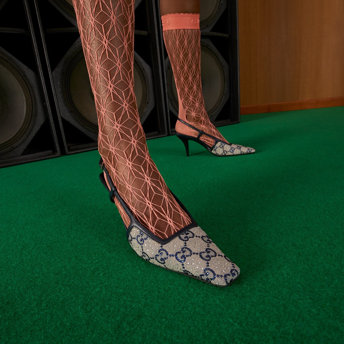 Women's GG slingback mid-heel pump | Gucci (AU)