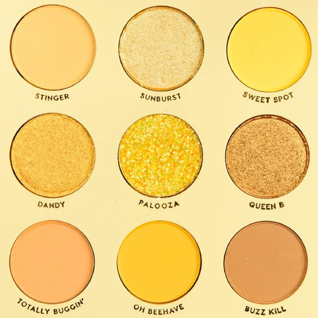 Colourpop Eyeshadow Palette Matte Metallic Glitter Pigmented UH HUH HONEY- yellows golds C9 | Walmart (US)