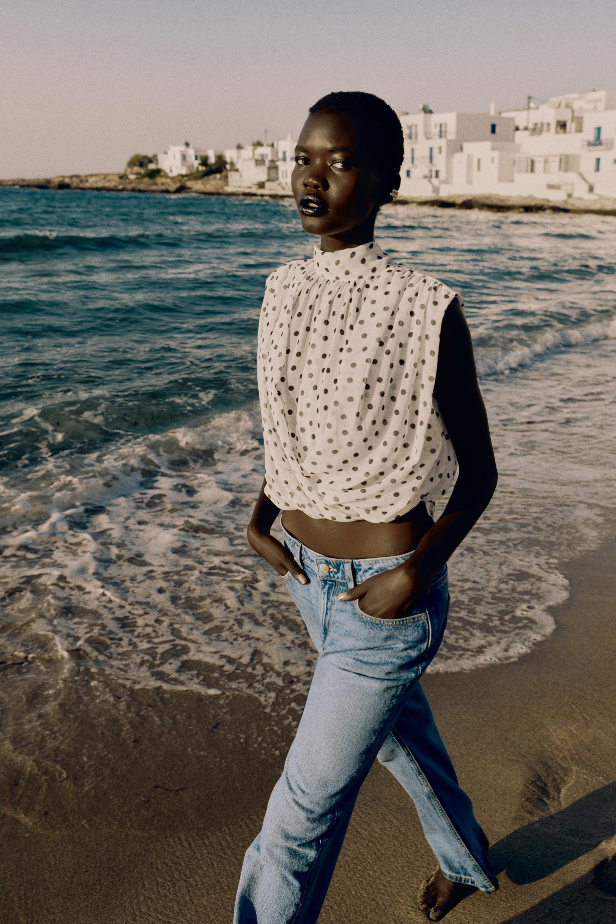 DRAPED BALLOON TOP | Zara IT