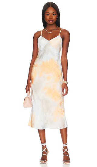 x REVOLVE Gemma Dress in Orange Tie Dye Multi | Revolve Clothing (Global)