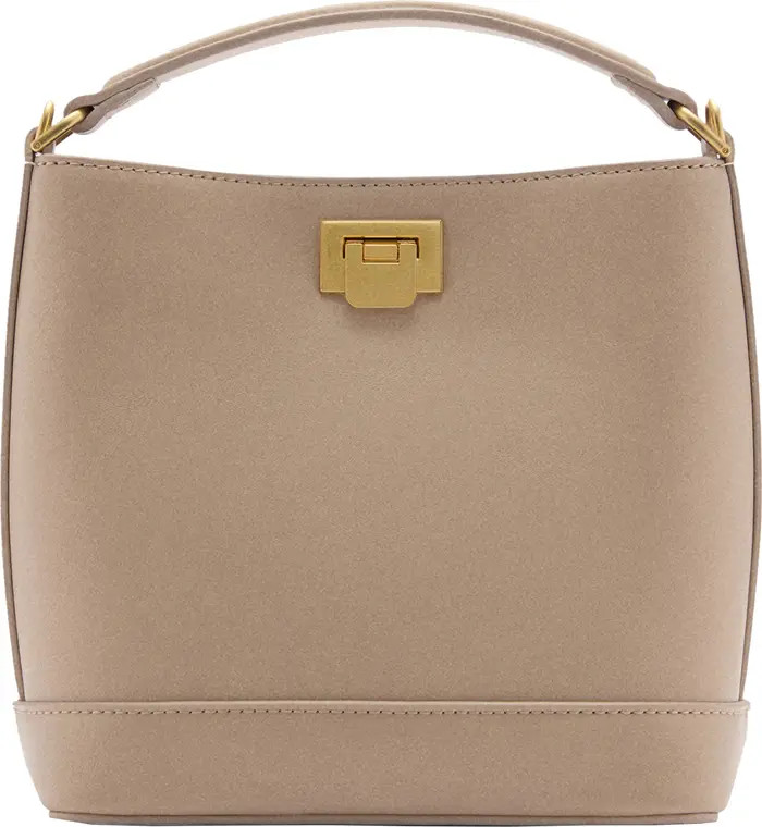 Mini Faux Leather Shopper Bag | Nordstrom