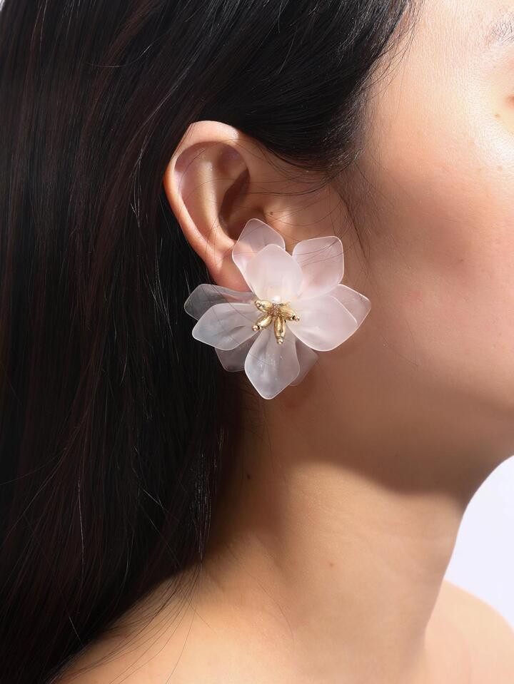 Flower Stud Earrings | SHEIN