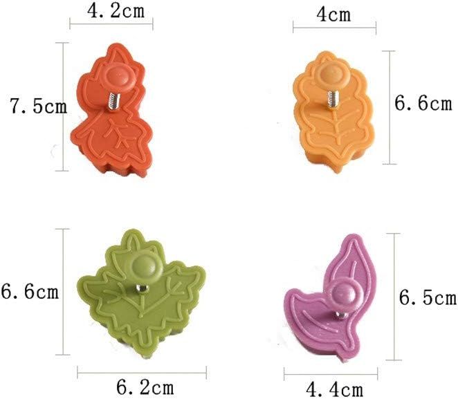 Joinor Cake Leaves Baking Pie Crust Cutters Set of 4 Random Color | Amazon (US)