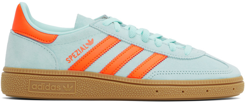 adidas Originals Blue & Orange Handball Spezial Sneakers | SSENSE