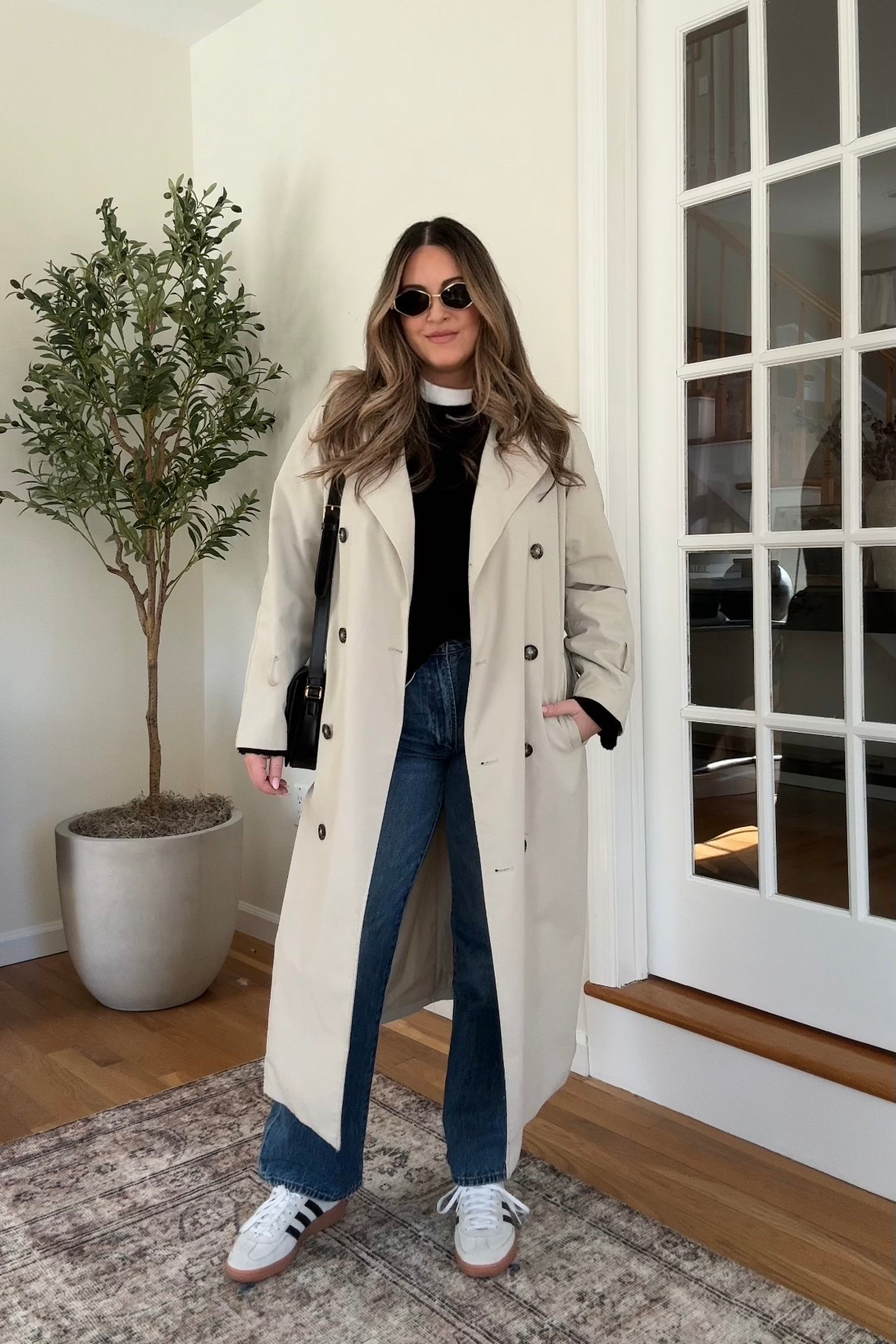 DAY 1 | 10 days of transitional Spring outfits. This Quince sweater is a must-have staple (tts) and love H&M for a budget friendly trench! Mine is old but linked an identical style from this season!

Spring outfits, spring outfit ideas, transitional outfit, trench coat outfit, spring capsule, casual outfit outfit 

#LTKStyleTip #LTKSeasonal #LTKFindsUnder100