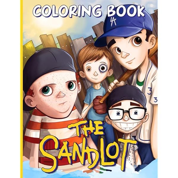 The Coloring Book: Amazing Simple Sandlot Fantastic Activity Lover Gifts Books For Adults And Kids | Amazon (US)