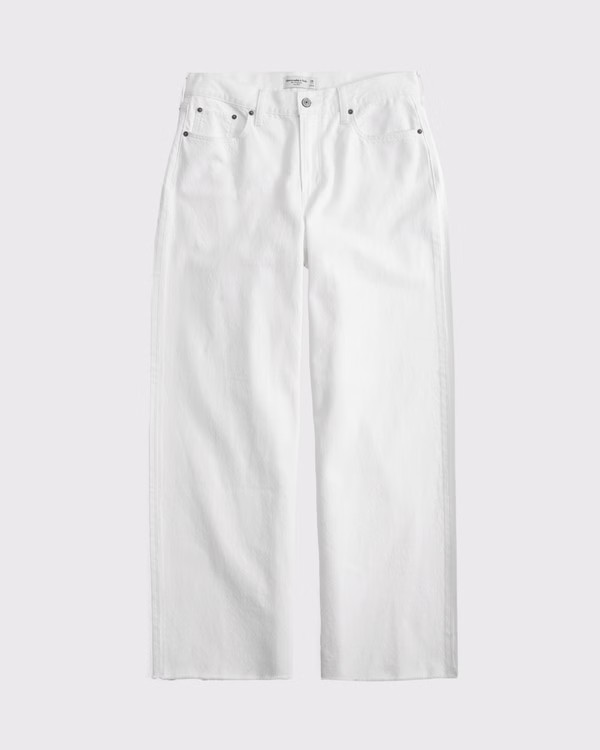 Women's Curve Love Low Rise Ultra Loose Jean | Women's Bottoms | Abercrombie.com | Abercrombie & Fitch (US)