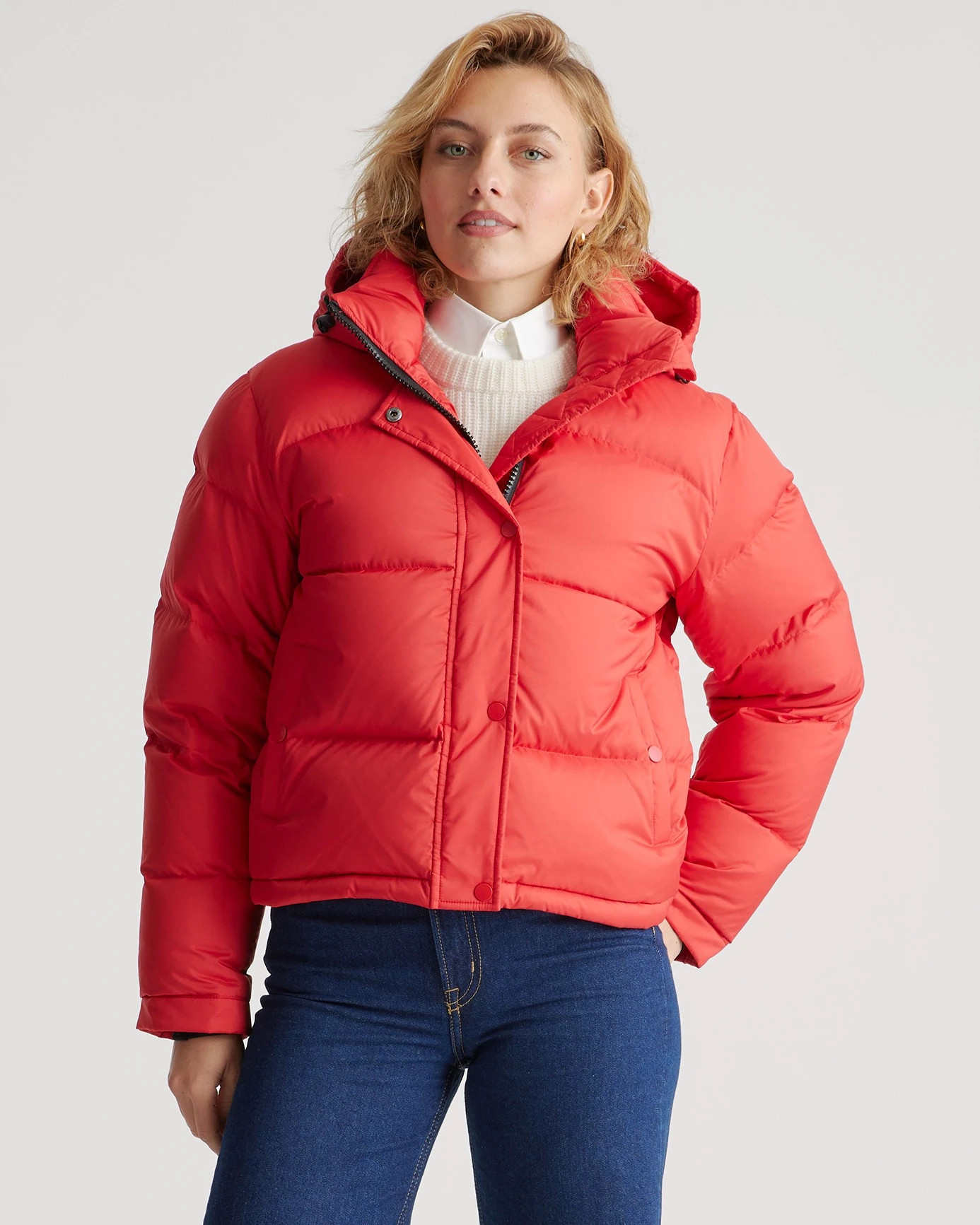Responsible Down Cropped Puffer Jacket | Quince