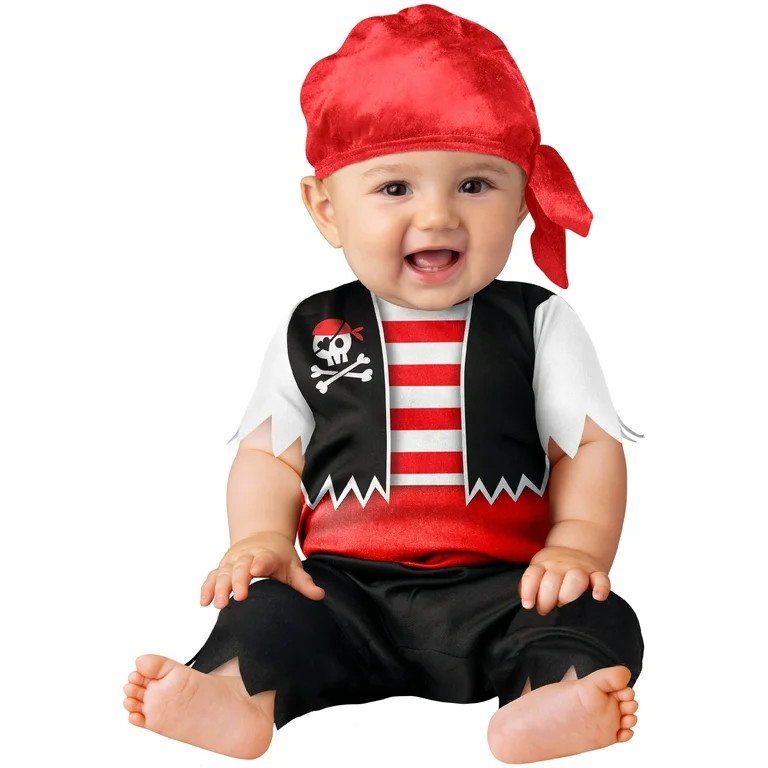Halloween Unisex Baby Pirate Costume Set from Way to Celebrate, 2-Piece, Sizes 0M-18M | Walmart (US)