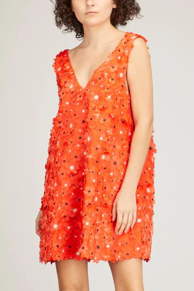 Elena Dress in Orange Blossom | Hampden Clothing