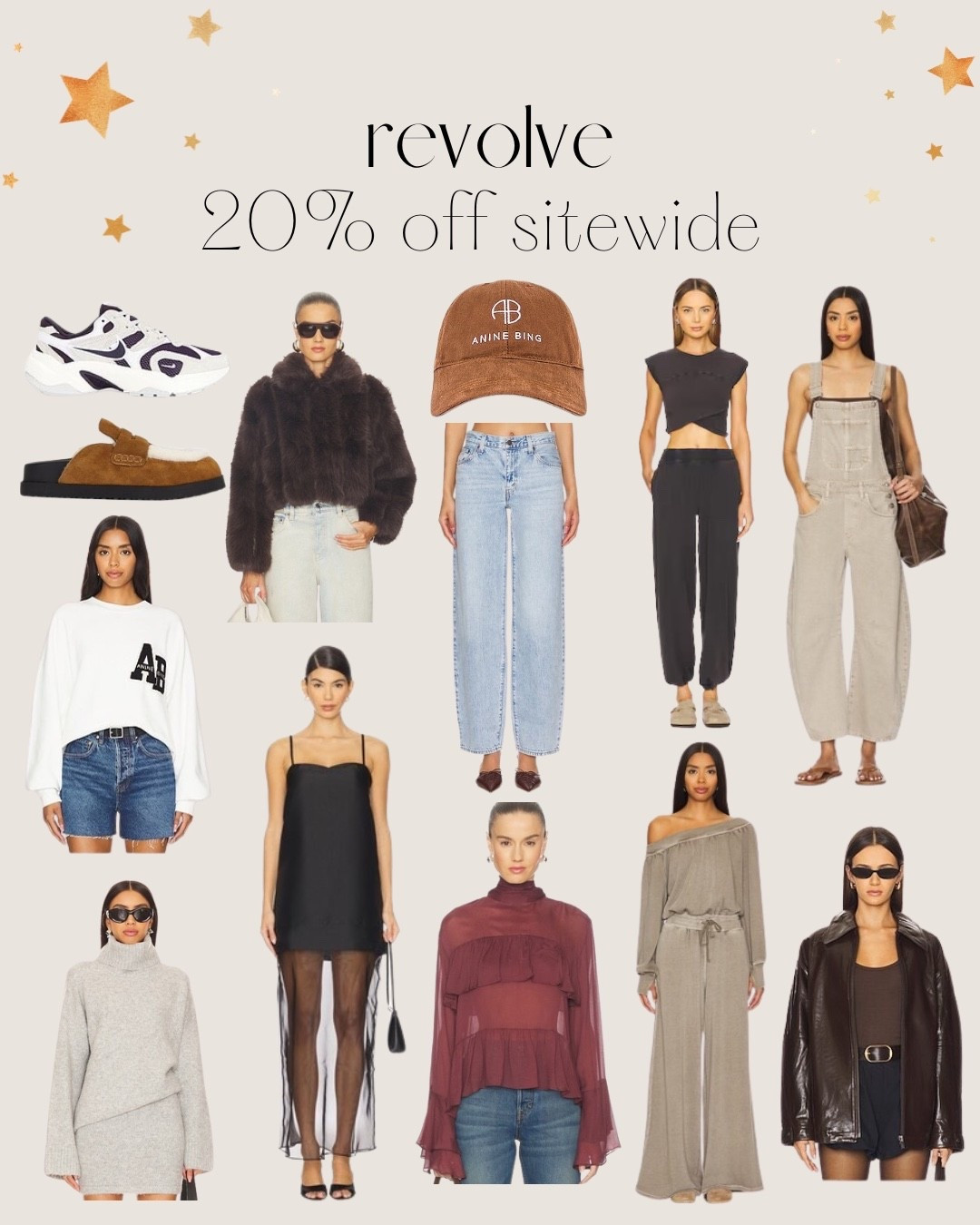 Revolve 20% off sitewide 🙌🏻🙌🏻

False style Winter style, sweaters, jeans, mini skirts, mini dress, mules, sneakers

#LTKHoliday #LTKSaleAlert #LTKSeasonal