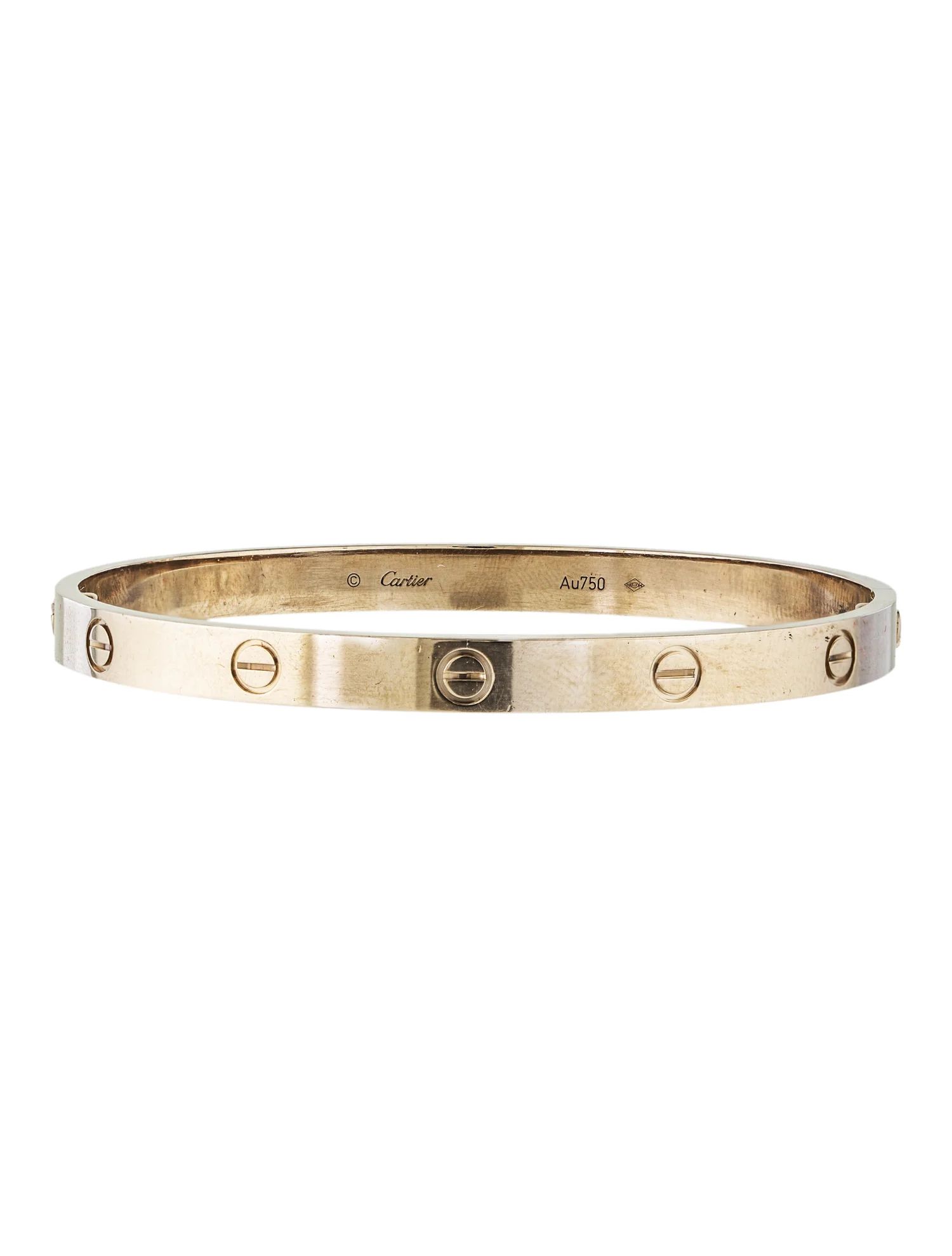 Cartier LOVE Bracelet - Bracelets -
          CRT47673 | The RealReal | The RealReal