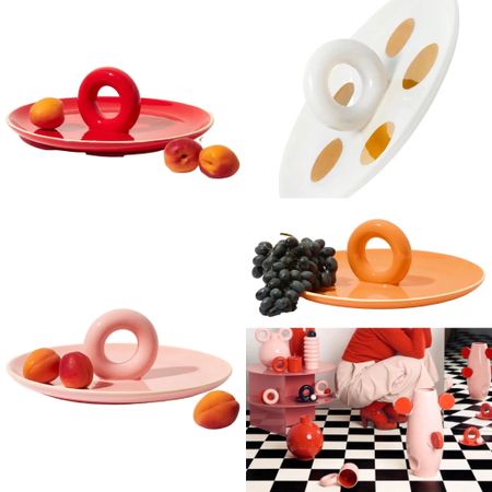 Love these playful  fruit plates with candy like color. The diameter is about 11” . All handmade. They make perfect Valentines gifts and will elevate your table with happiness and romance. 

#LTKGiftGuide #LTKhome #LTKparties