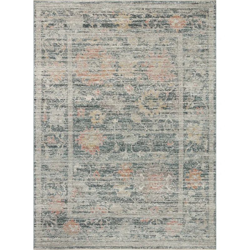 Magnolia Home By Joanna Gaines X Loloi Millie Blue / Multi Area Rug | Wayfair North America