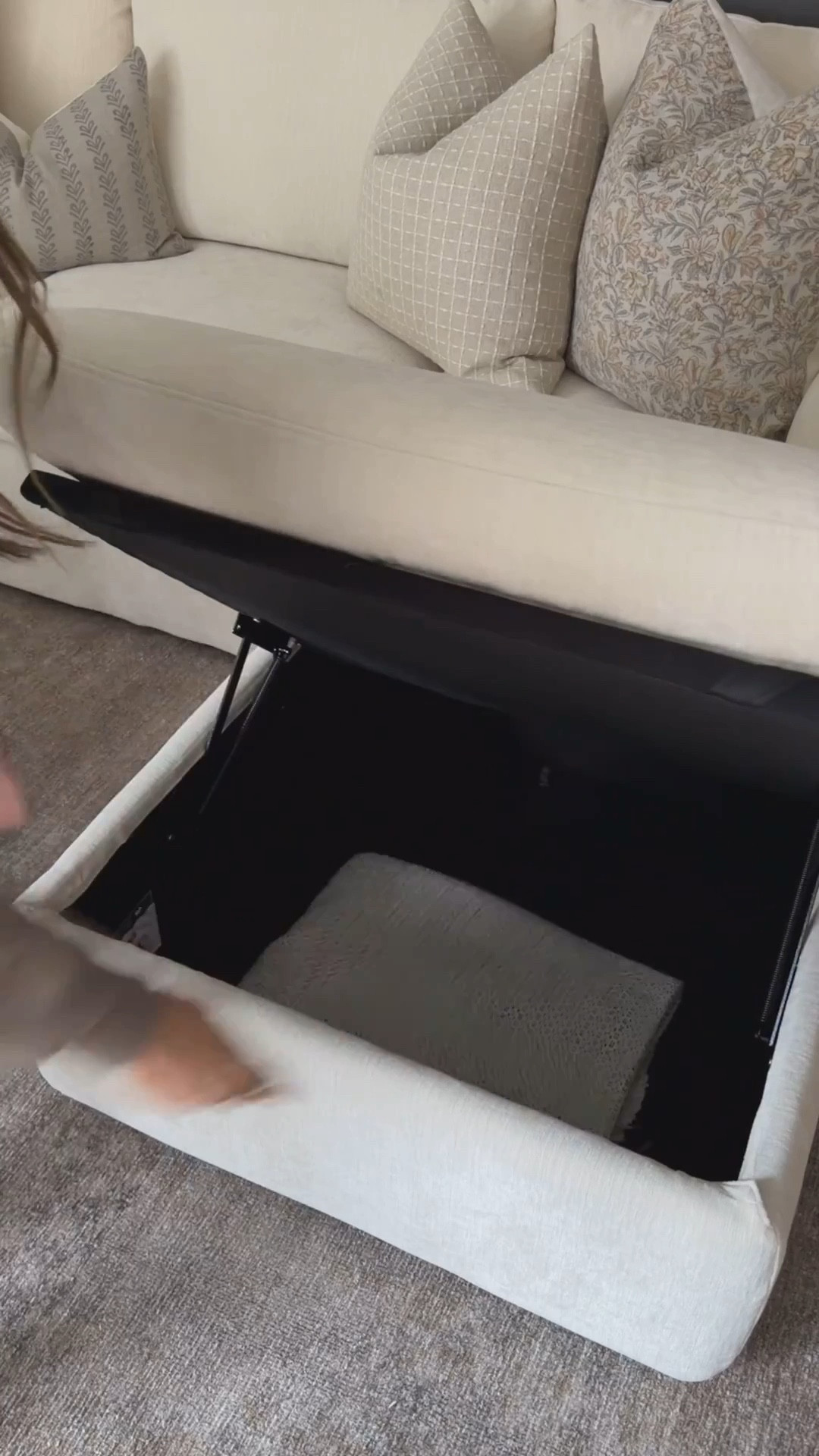 Our playroom glow up with the new Macy Modular Sectional from Mopio! It’s modular, washable, has storage in every seat, and is AFFORDABLE with multiple cover options to choose from! 

#LTKHome