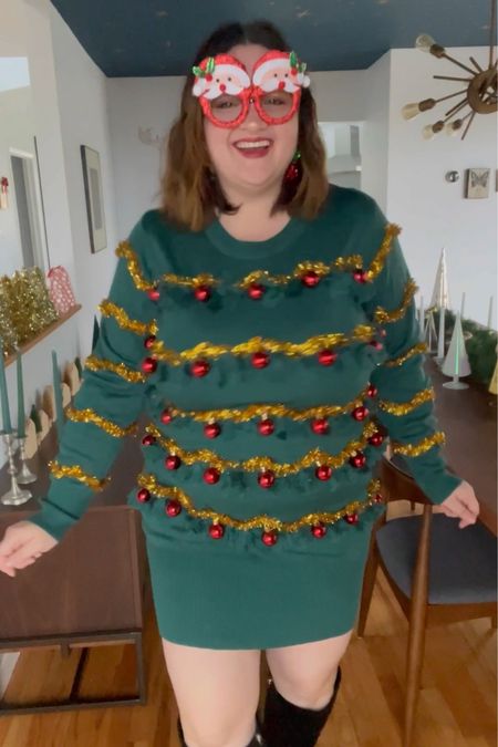 Linking all my ModCloth looks from todays post! Use my code LYNZIJUDISH for 20% off.

Plus size fashion, plus size style, size 16 influencer, Christmas outfit, Christmas style, ugly sweater dress, Christmas glasses, Christmas bow earrings, black knee high boots

#LTKHoliday #LTKunder50 #LTKcurves