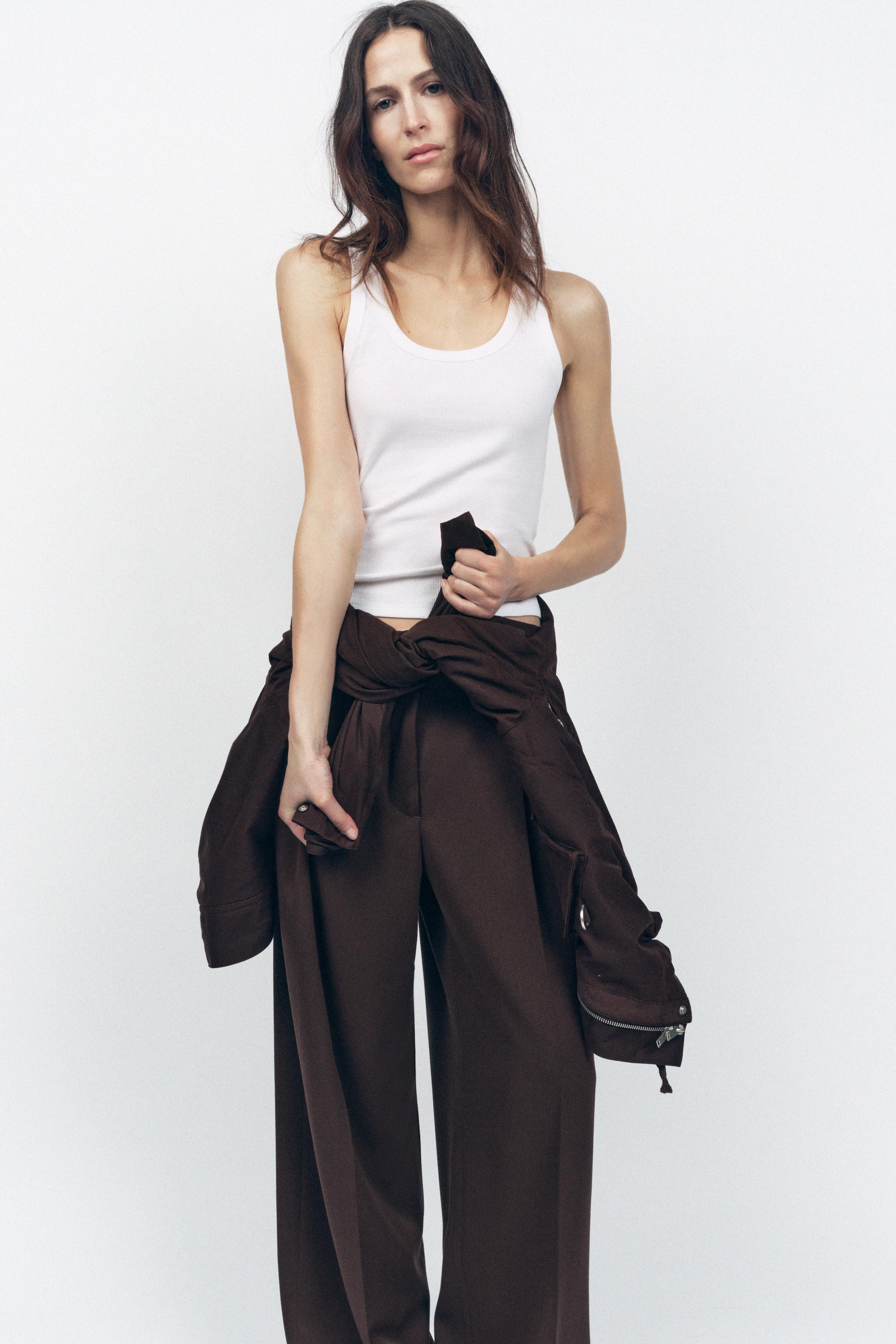 ZW COLLECTION DARTED TROUSERS | Zara UK
