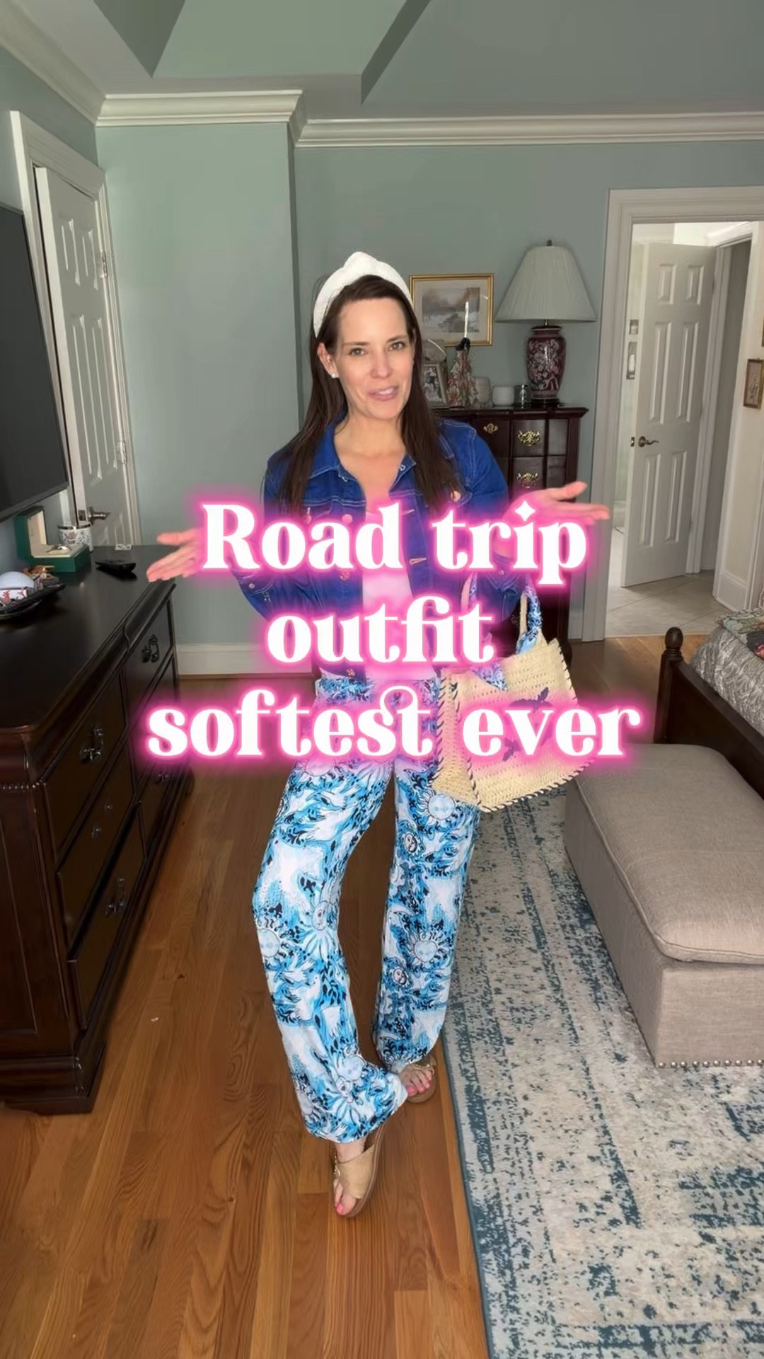 Road Trip Outfit with Lilly PJ Pants 🚗💙


Proof that pajama pants can totally be styled for real life 💙✨ These Lilly Pulitzer PJ pants are insanely soft and comfy, but paired with a tank, denim jacket, and cute accessories they make the perfect road trip outfit 🚗🌊

Easy, breathable, and still put-together—ideal for travel days or long car rides 🤍 Finished with a woven tote and comfy slides for that effortless coastal vibe

road trip outfit, travel day outfit, comfy chic outfit, lilly pulitzer pants outfit, pajama pants outfit, airport outfit ideas, casual spring outfit, coastal outfit women, blue and white outfit, comfortable travel style

#LTKOver40 #LTKTravel #LTKootd

#LTKTravel #LTKstorytime #LTKmomlife