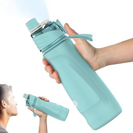 24oz Insulated 2-in-1 Mist & Sip Stainless Steel Thermo Bottle for Hot/Cold Drinks, Sports Use | Amazon (US)