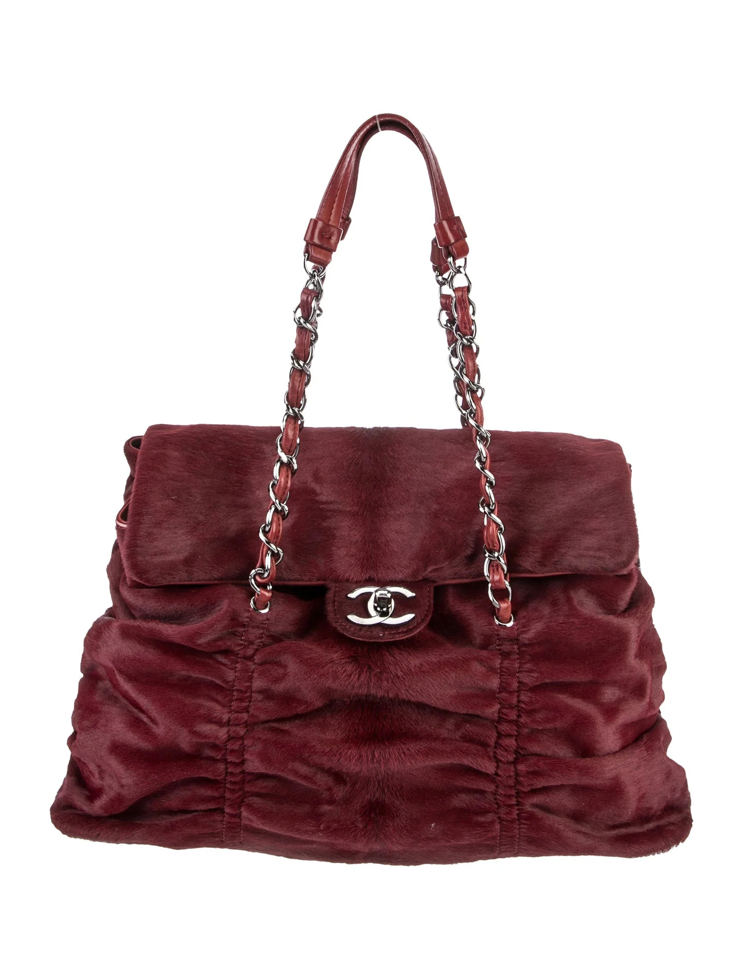 Sharpei Pony Hair Flap Bag | The RealReal