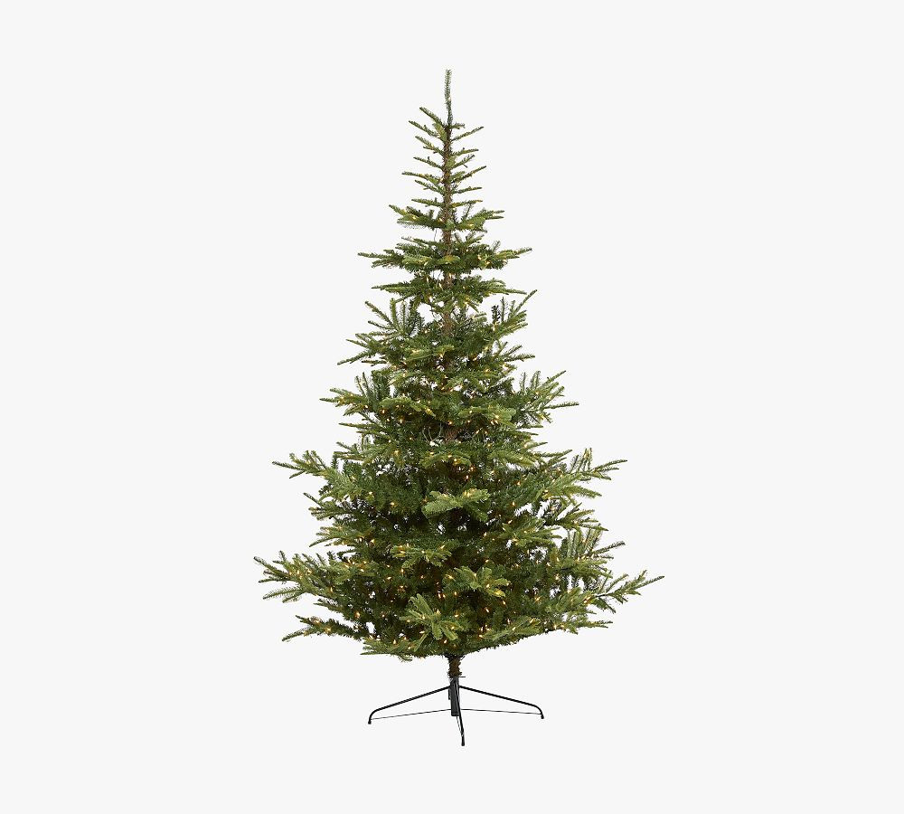 Lit Washington Spruce Faux Christmas Tree | Pottery Barn (US)