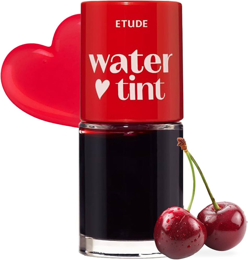 ETUDE Dear Darling Water Tint - Cherry Ade (9g) | Vivid Color Lip Stain with Moisturizing Weightl... | Amazon (US)