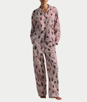 Heritage Polo Bear Woven Pajama Set — Bare Necessities | Bare Necessities
