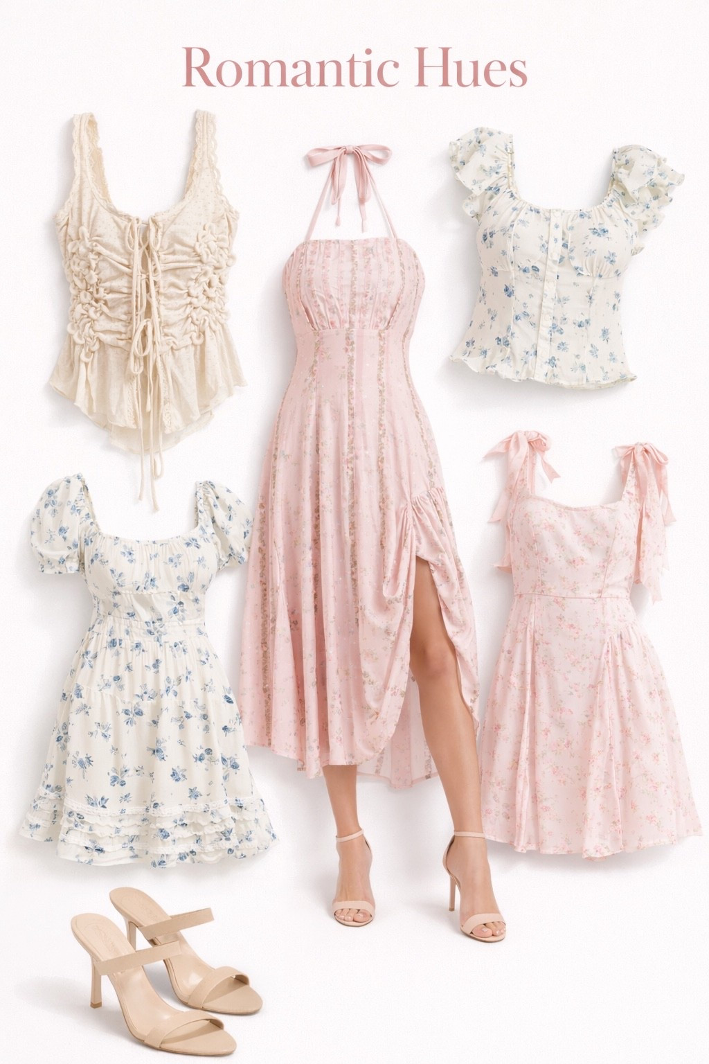 Soft blushes and Romantic hues