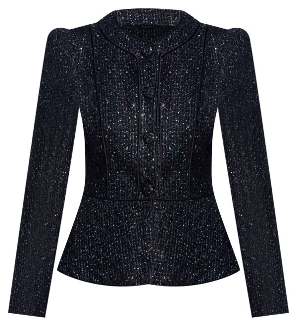 Sequin Tweed Peplum Jacket - Exclusive | Bloomingdale's (US)