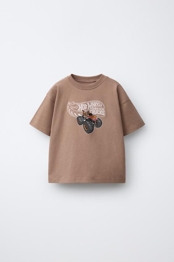 MONSTER TRUCK HOT WHEELS™ MATTEL PRINT T-SHIRT | Zara US