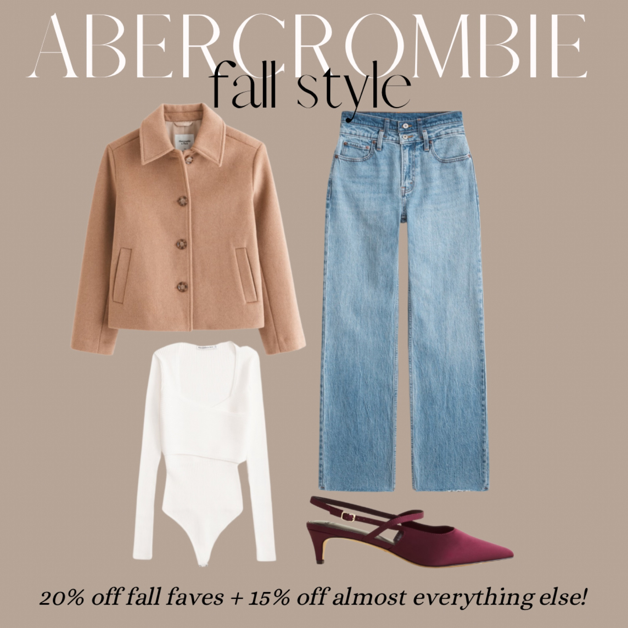 Abercrombie fall sale! 

 Abercrombie style | Abercrombie fall | Abercrombie sweater | Abercrombie style | jeans | Abercrombie jeans | high rise jeans | curve love jeans | bodysuit | Women’s fashion | Fall outfit | fall fashion | fall outfit ideas | fall dress | target circle week | target fashion | amazing fashion | fall sweater | fall trends | fall trends 2024 | ballet flats | black flats | jeans | boots | fall family photos outfits |  amazon sweater | black boots | outfit idea | outfit inspo | outfit ideas | fall outfit ideas | fall outfit inspo | casual outfit | fall sweatshirt | brown sweater | fall sneakers | amazon fall | amazon fall outfit | amazon style | amazon fashion | fall dress | amazon dress | brown booties | fall bag | denim jacket | oversized jacket | oversized sweatshirt | fall jacket | fall style | women’s jeans | boots | booties | teacher outfits | fall outfits | fall fashion | fall style | fall trends | fall shoes | sweater dress | outfit ideas | booties | boots | jeans | leggings | date night | fall date night | fall wedding | fall dress | fall dresses | sweater dress | wedding guest | wedding guest dress | | family photos | fall wedding guest dress | fall wedding guest | fall skirt | jacket | shacket | fall jacket 

#LTKSeasonal #LTKStyleTip #LTKSaleAlert