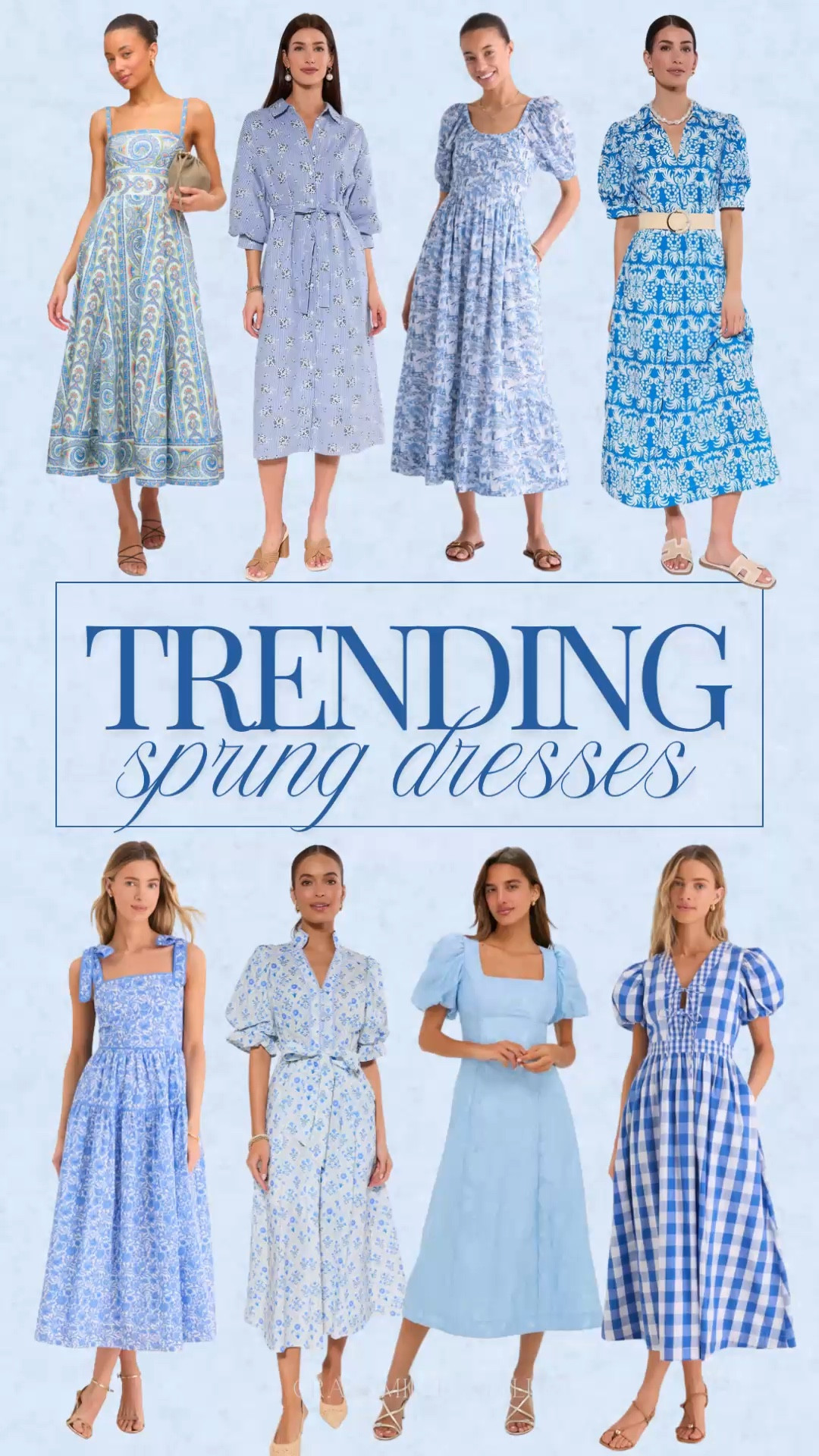 Trending: Spring dresses!

Blue and white Grandmillennial style Easter dress wedding guest dress

#LTKWedding #LTKSeasonal #LTKOver40