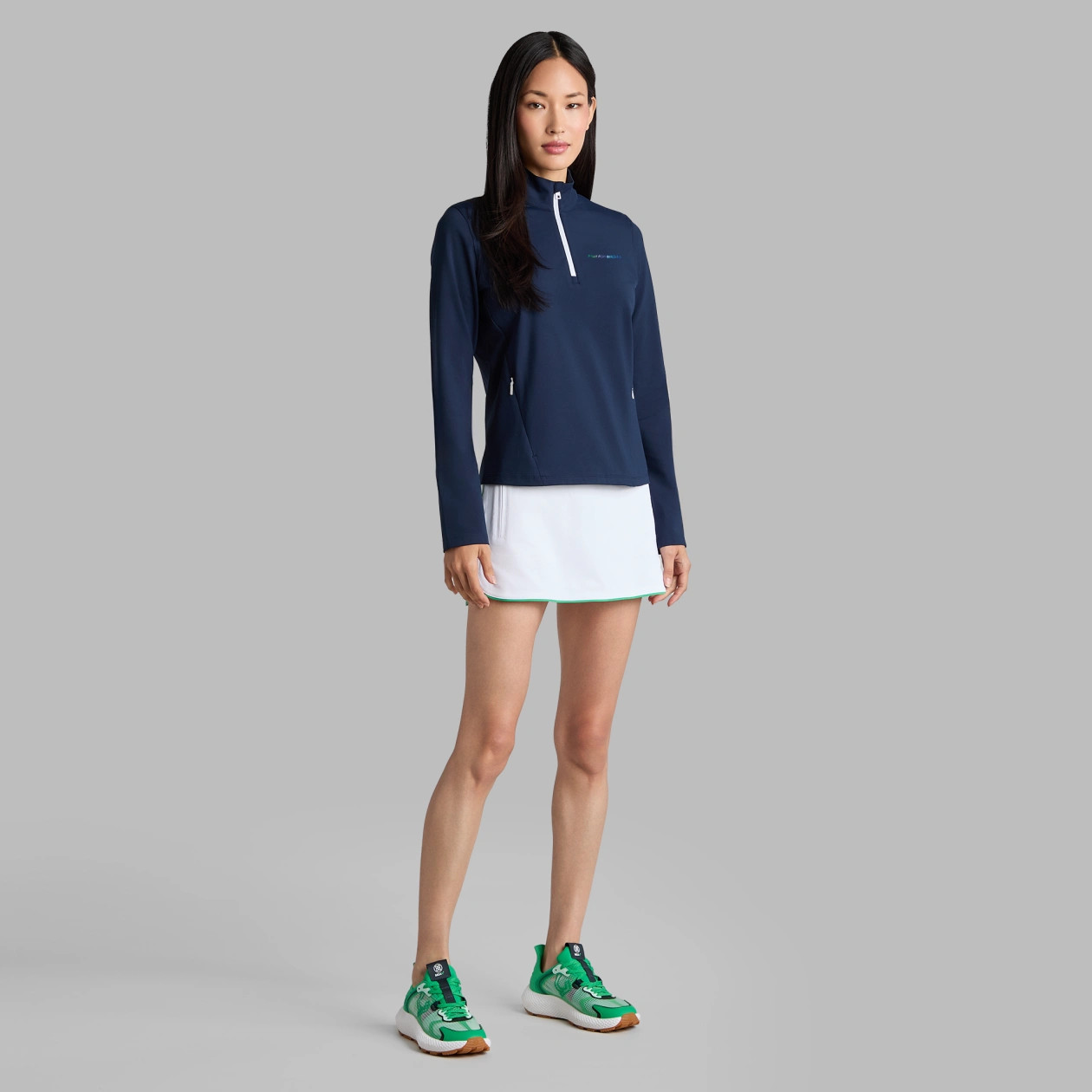 PRAY FOR BIRDIES BRUSHED BACK STRETCH 1/4 ZIP PULLOVER | WOMEN'S PULLOVERS & QUARTER-ZIPS | G/FOR... | G-Fore