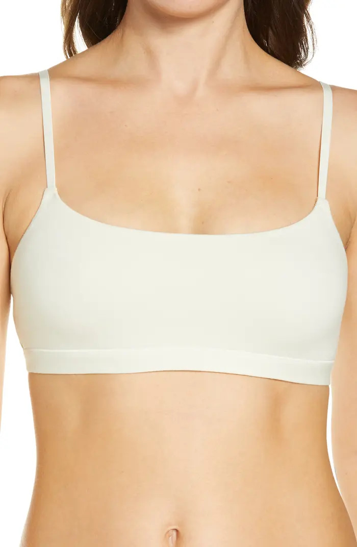 Stretch Cotton Jersey Scoop Neck Bralette | Nordstrom