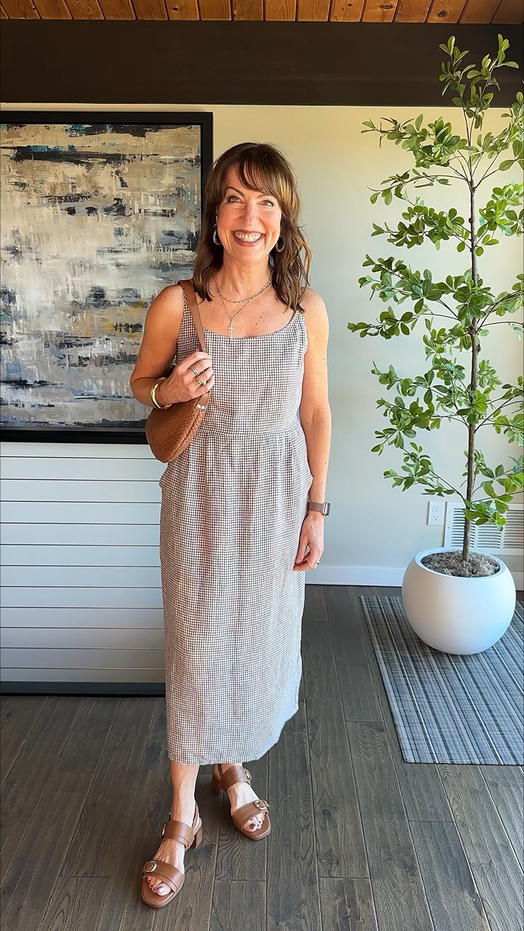 Our @Quince  pieces have been bestsellers with our followers for good reason! They’re high quality, stylish, and reasonably priced. 

These outfits work so well for your spring/summer travels or for every day! The linen pants and skirt are so easy breezy and come in several colors! Our sweaters are the perfect warm spring layer, and this gingham midi dress is so cute for any occasion! 

Quince has become our go-to for wardrobe staples! We’re both 5’6” and are wearing size small in everything. 
#quincepartner

#LTKOver40 #LTKTravel #LTKootd

#LTKWorkwear #LTKWedding