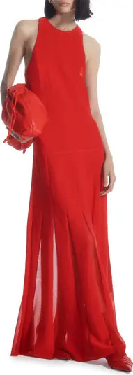 COS Pleated Racerback Maxi Dress | Nordstrom | Nordstrom
