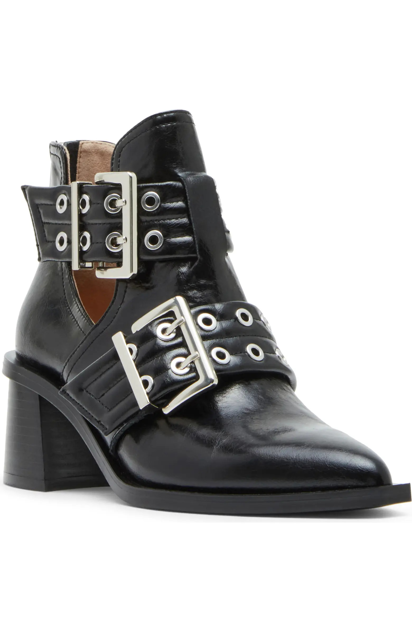 Steve Madden Grazia Pointed Toe Moto Bootie (Women) | Nordstrom | Nordstrom