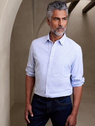 Washed Oxford Shirt | Banana Republic Factory