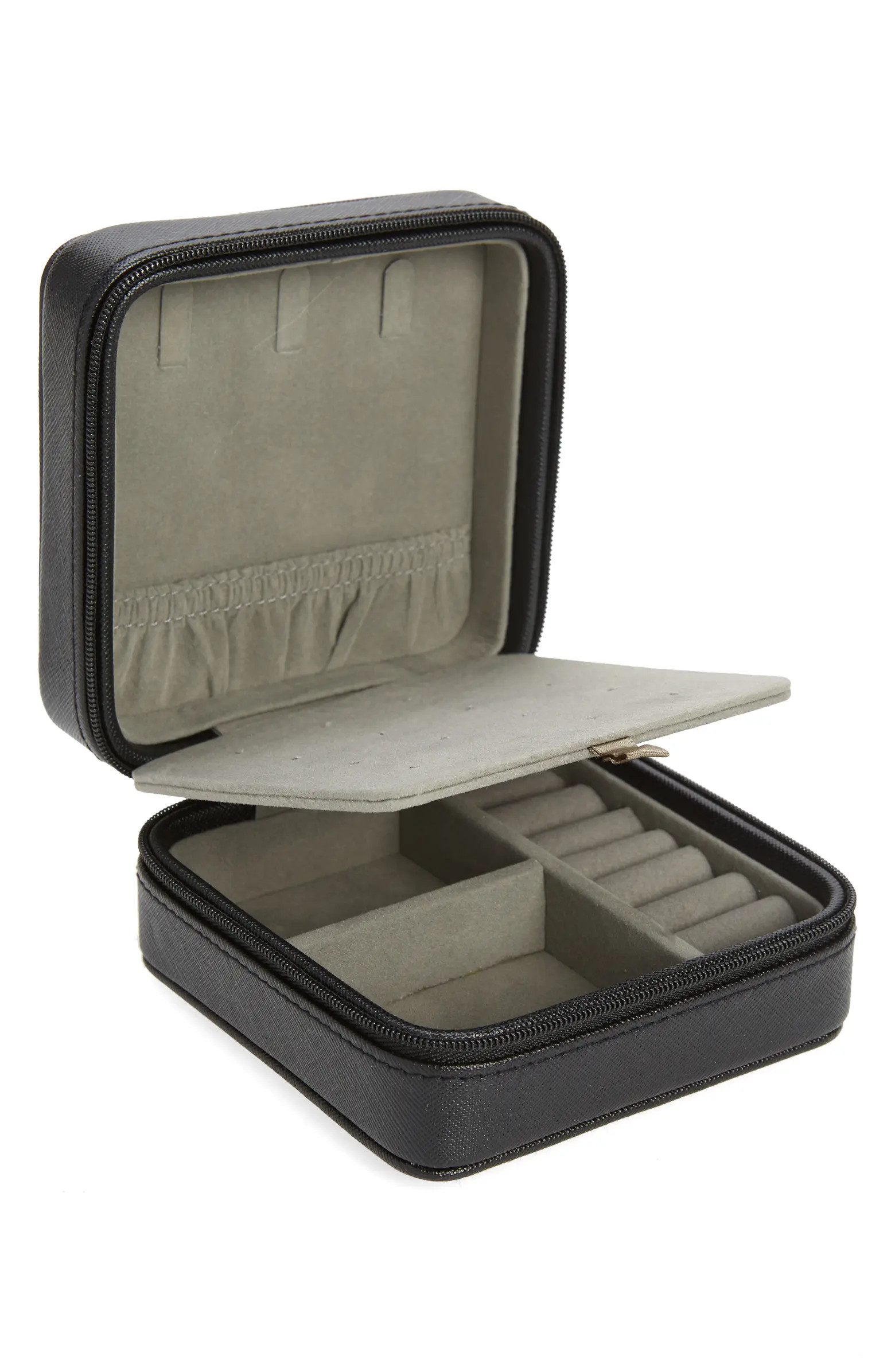 Nordstrom Initial Zip Square Jewelry Box | Nordstrom | Nordstrom