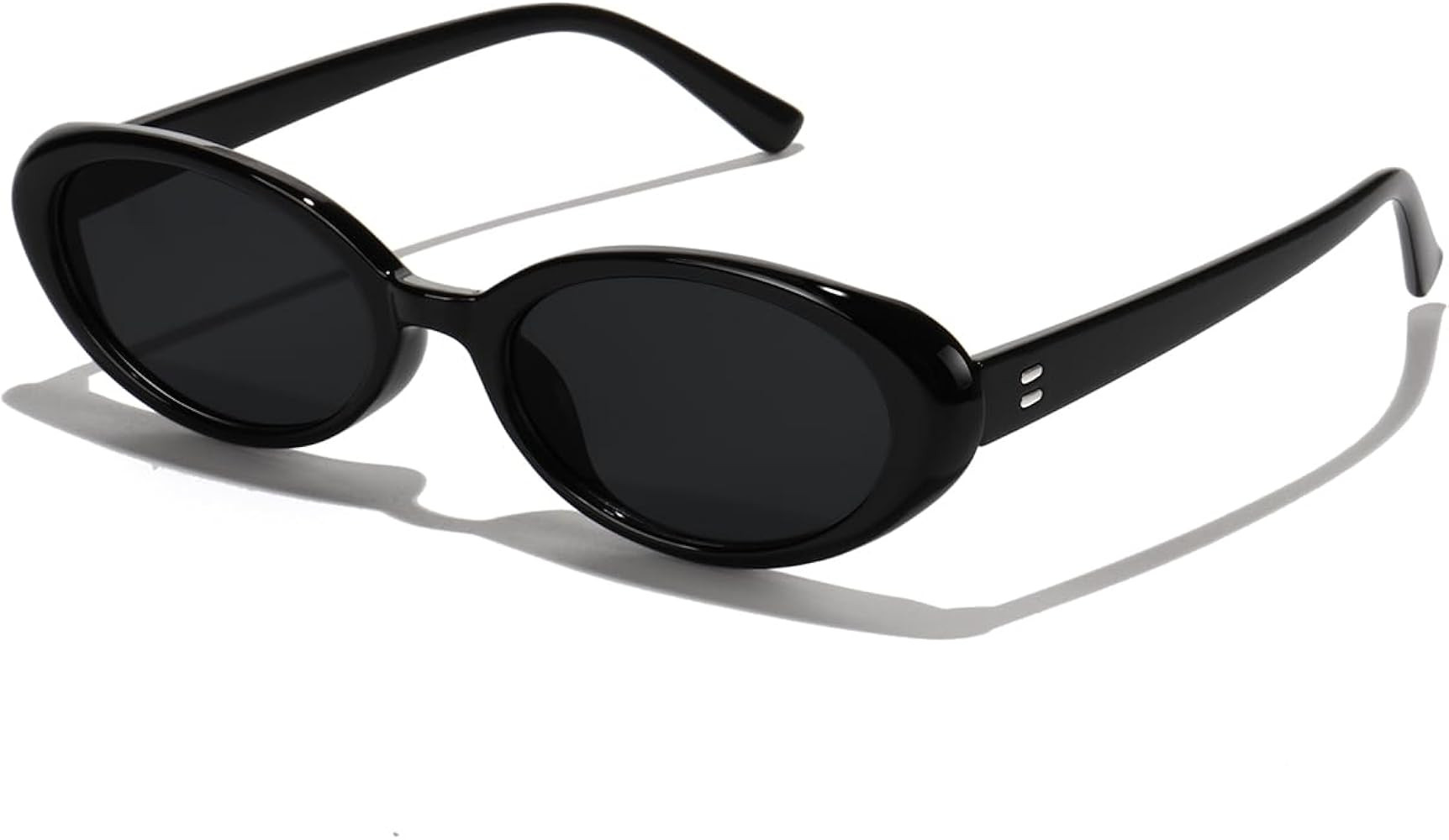 Oval Sunglasses for Women Men Fashion Small 90s Style Sun Glasses UV400 | Amazon (US)